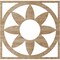 Ekena Millwork Blume Wood Fretwork Pierced Ceiling Medallion, Red Oak, 18"OD x 6 1/4"ID x 1/4"T CMWP18X18X0250BLRO - alternate 2